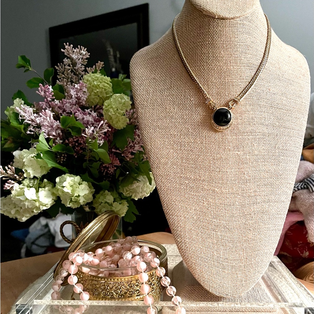 Christian DIOR |  VTG Luxury Designer Gold Necklace Authentic HOST PIC 💕💕